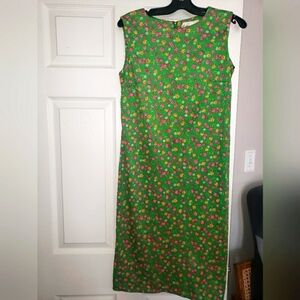 COLLECTOR'S ITEM ANNE FOGARTY GREEN DRESS VINTAGE RETRO 70'S